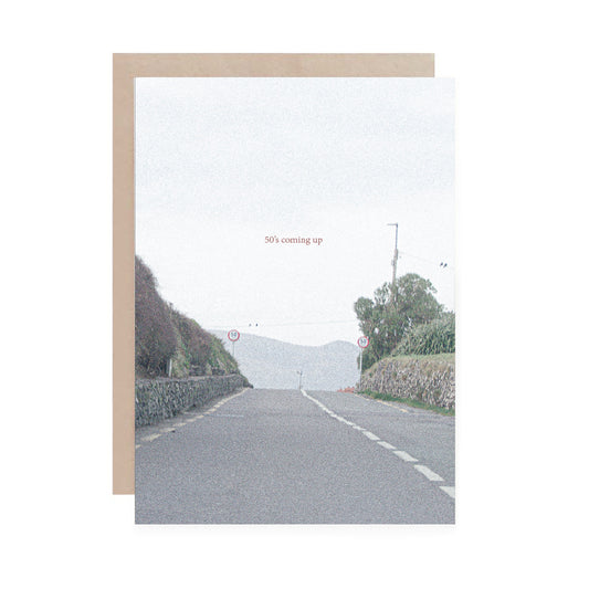 50's coming - Greeting Card