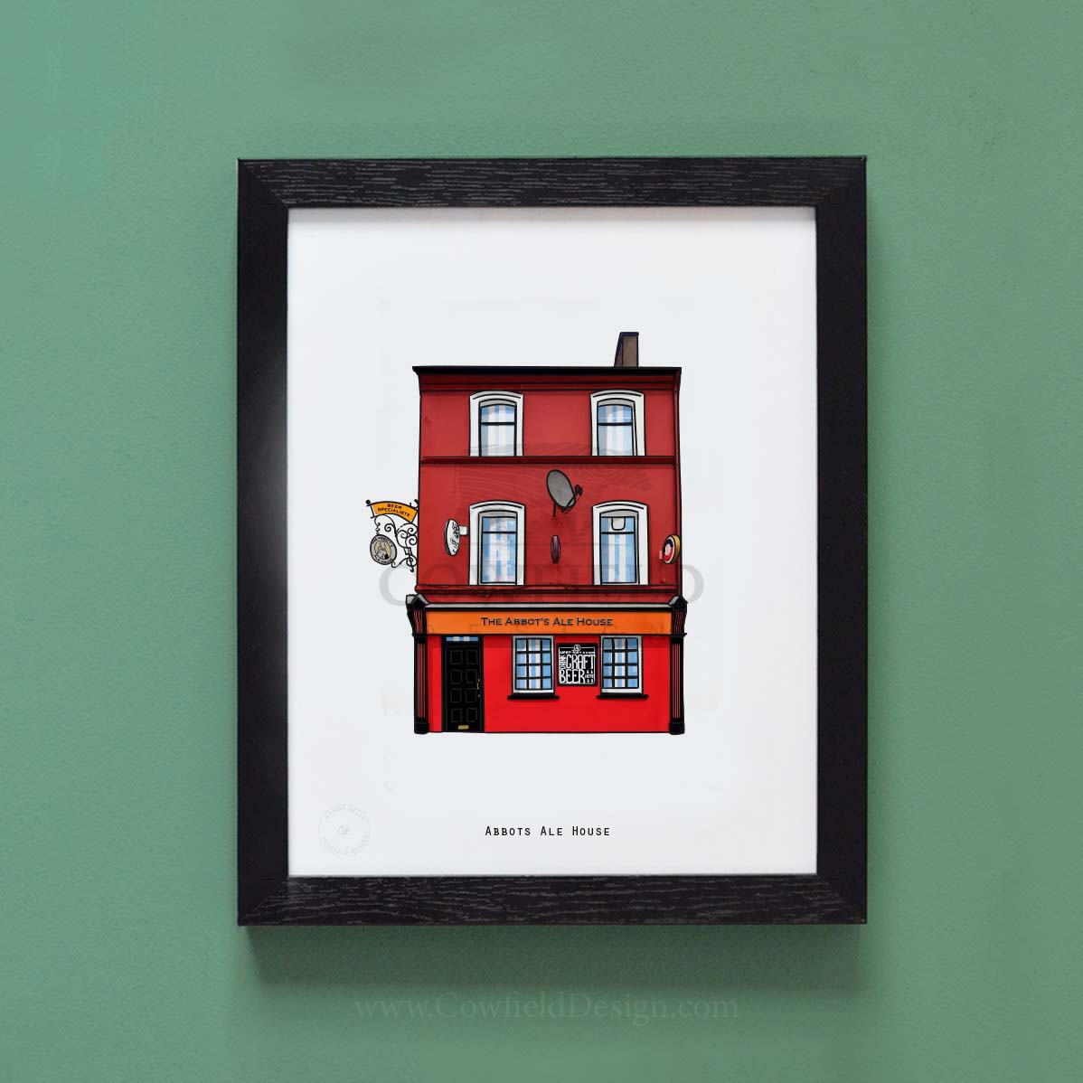Abbots Ale House Illustrated Pubs of Cork