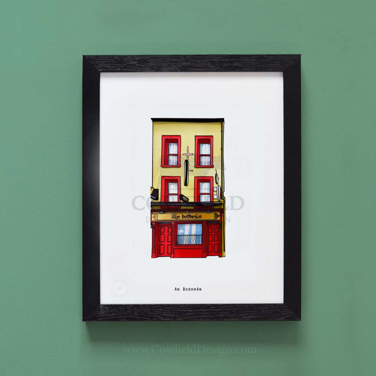 An Bodhrán Illustrated Pubs of Cork