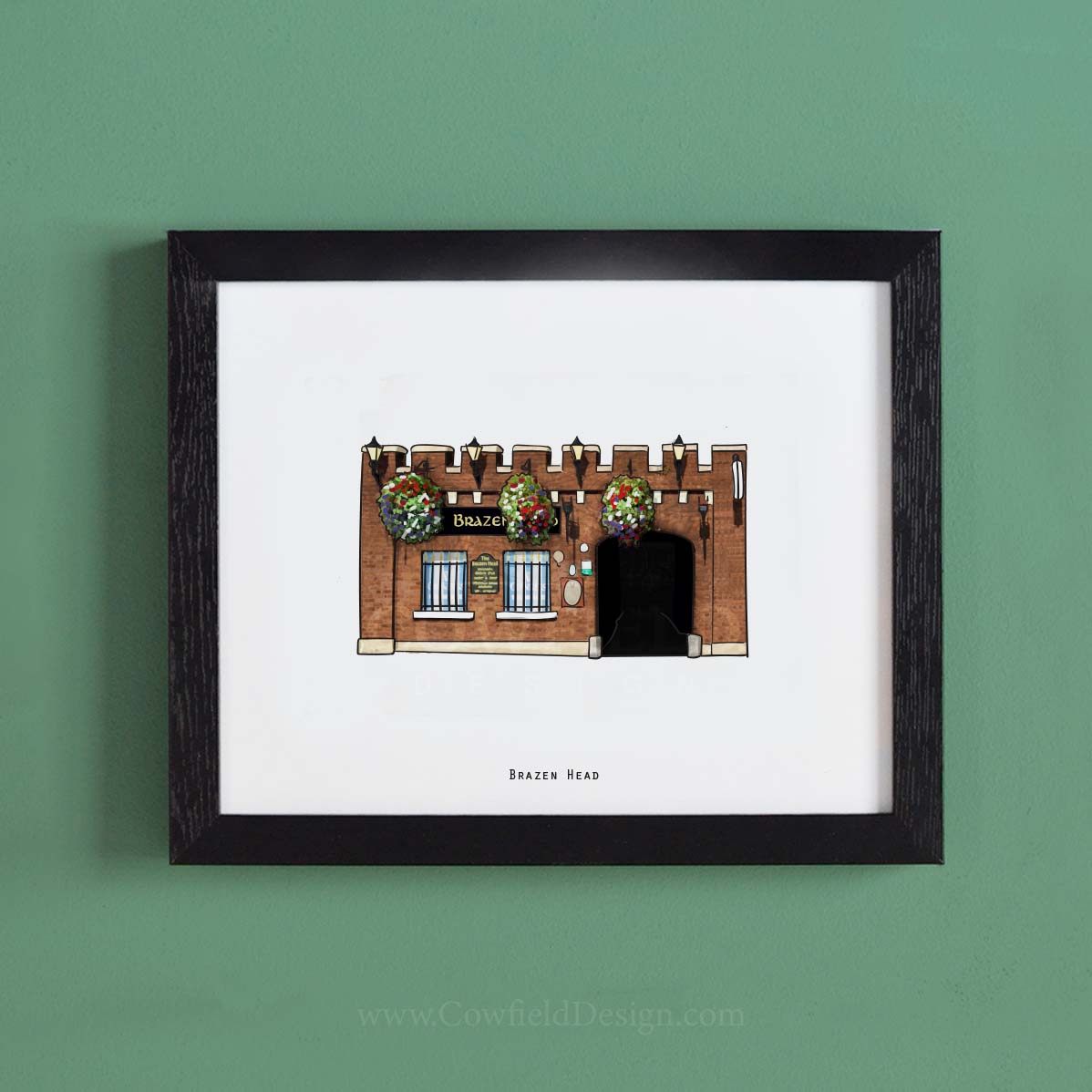 Brazen Head -Dublin Illustrated pubs of Dublin 2nd