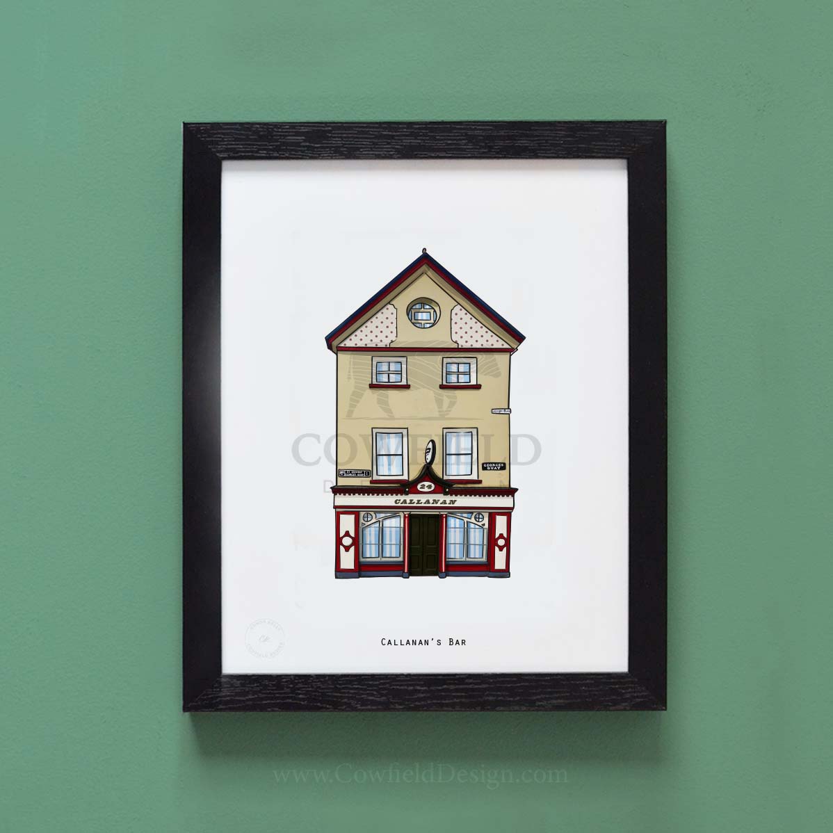Callanan's Bar Illustrated Pubs of Cork
