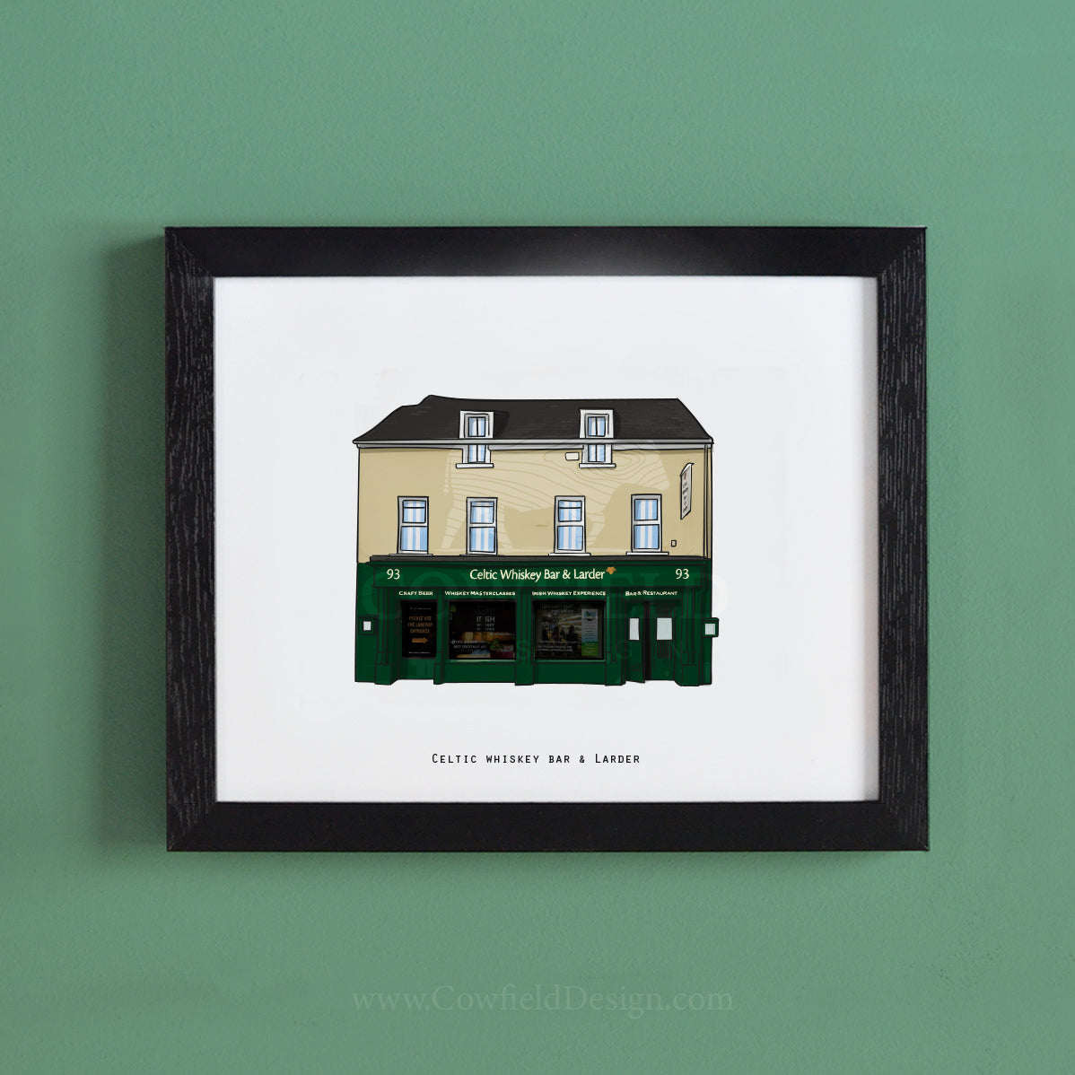 Celtic whiskey bar & Larder Illustrated Pubs of Kerry