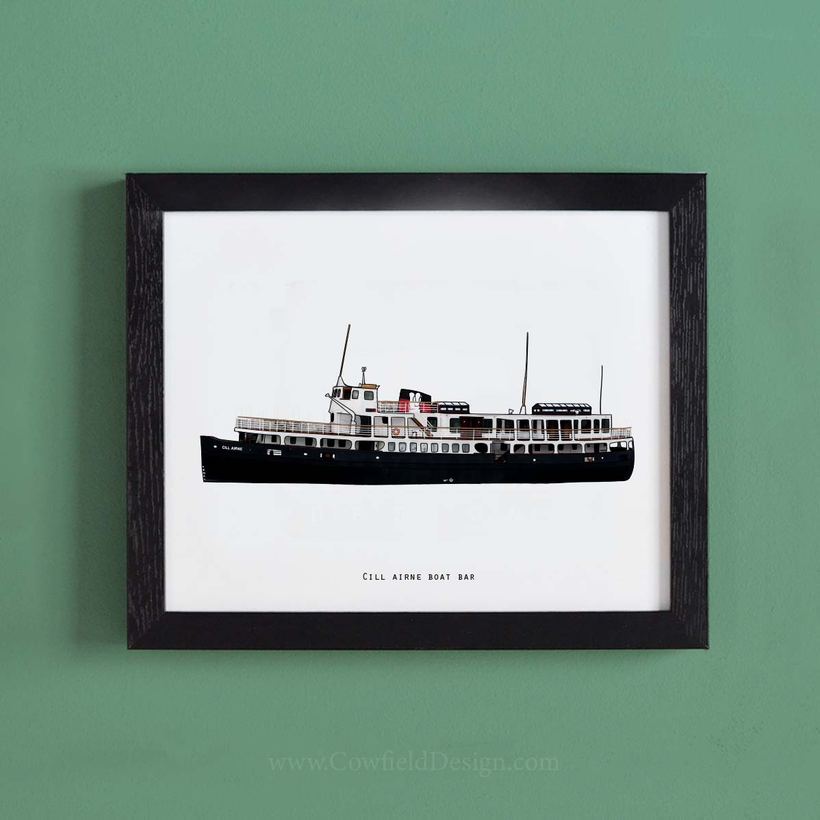 Cill Airne Boat Bar - Dublin Illustrated pubs of Dublin 2nd