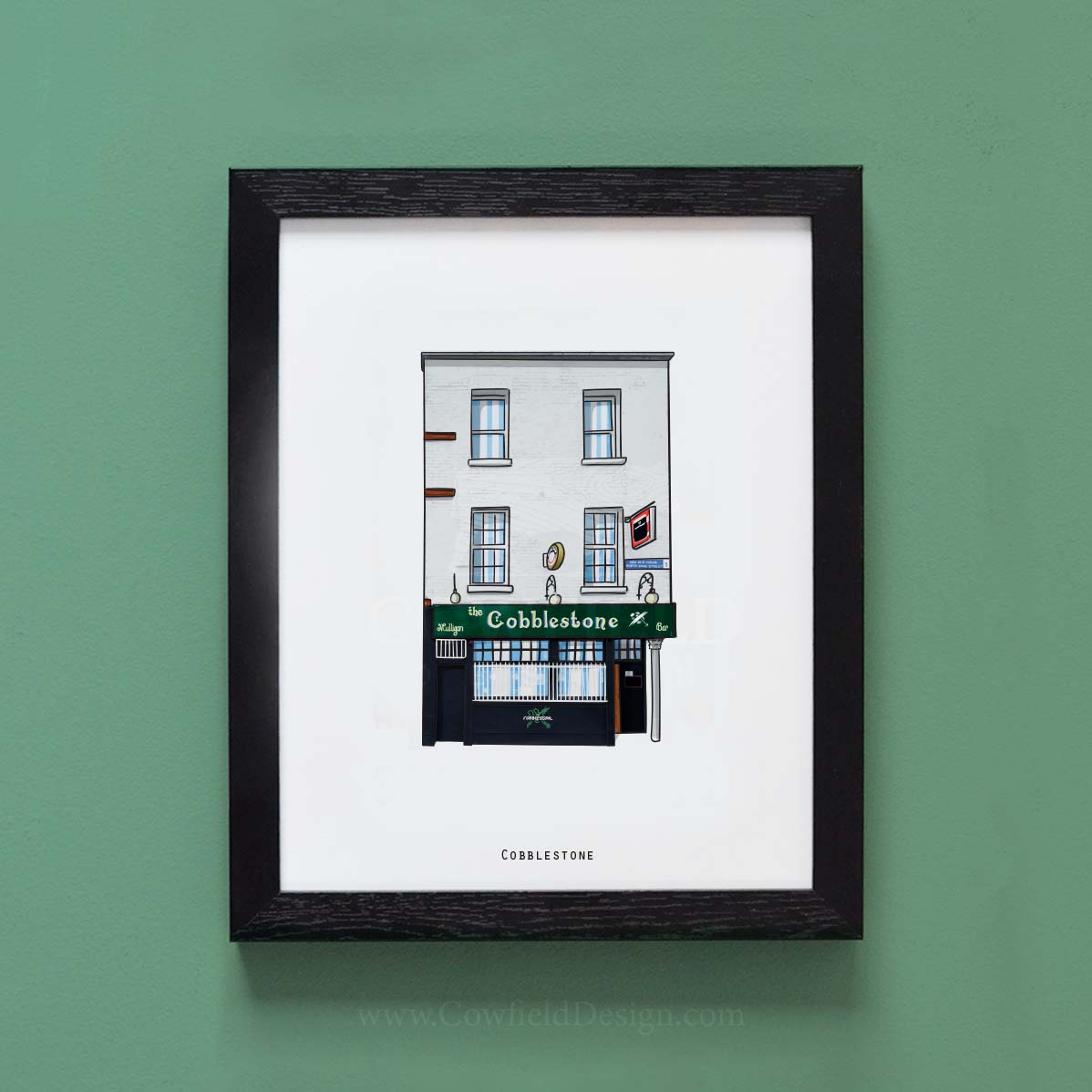 Cobblestone - Dublin Illustrated pubs of Dublin 2nd