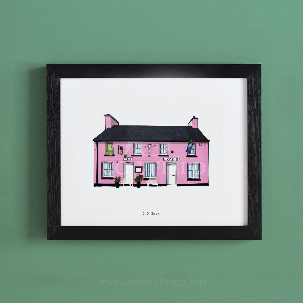D O'Shea Bar Illustrated Pubs of Kerry