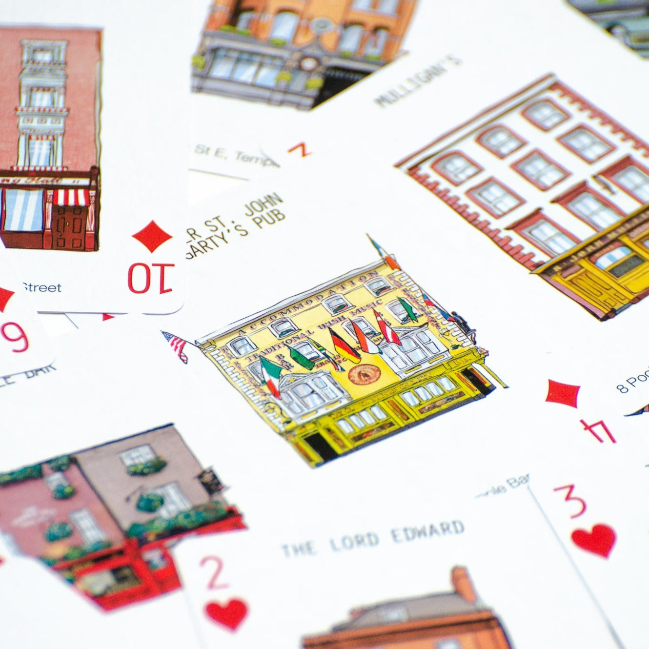 Temple Bars Playing Cards