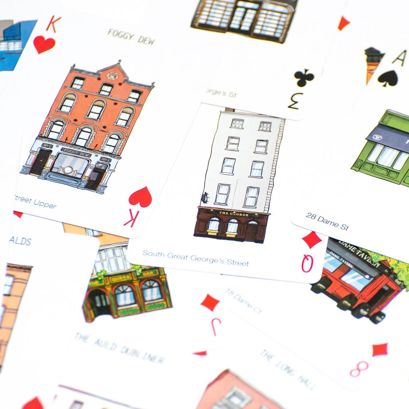 Temple Bars Playing Cards