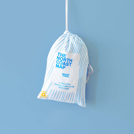 2 White North Coast Map Gift Bundle