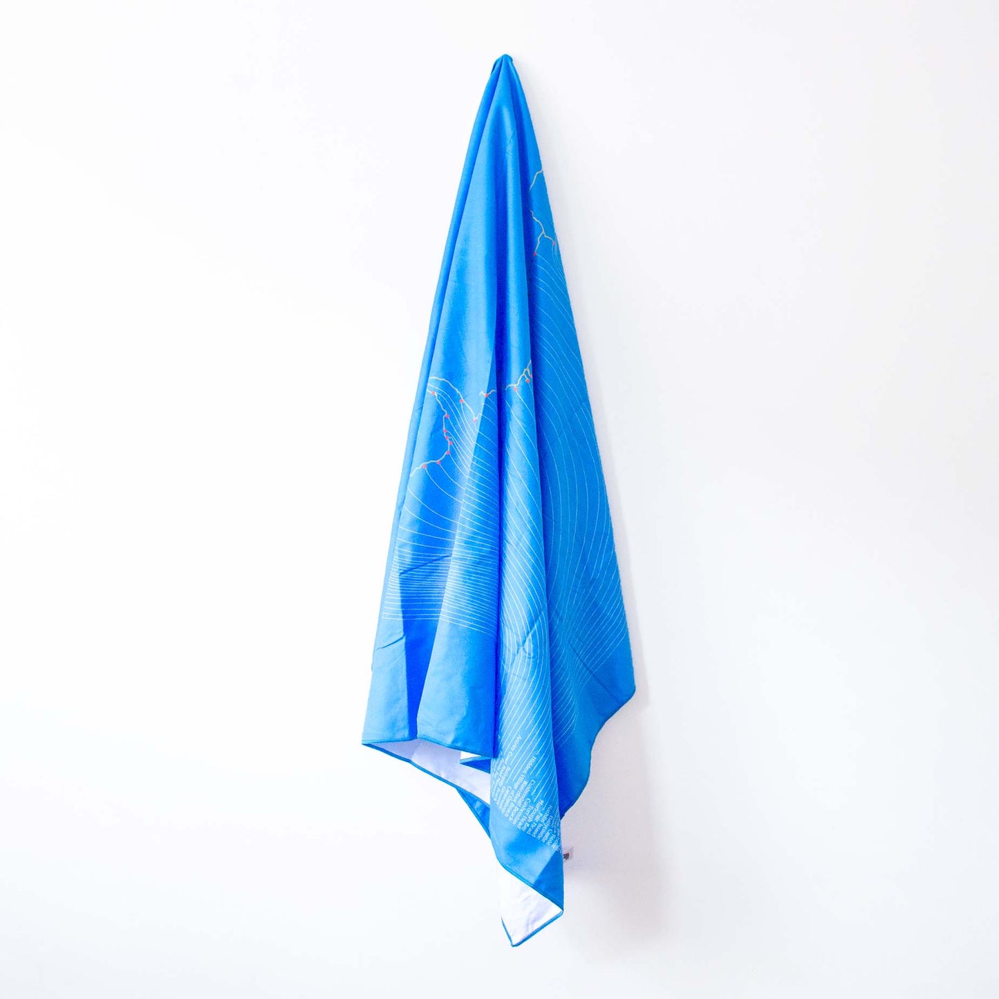 North Coast Map - Beach Towel