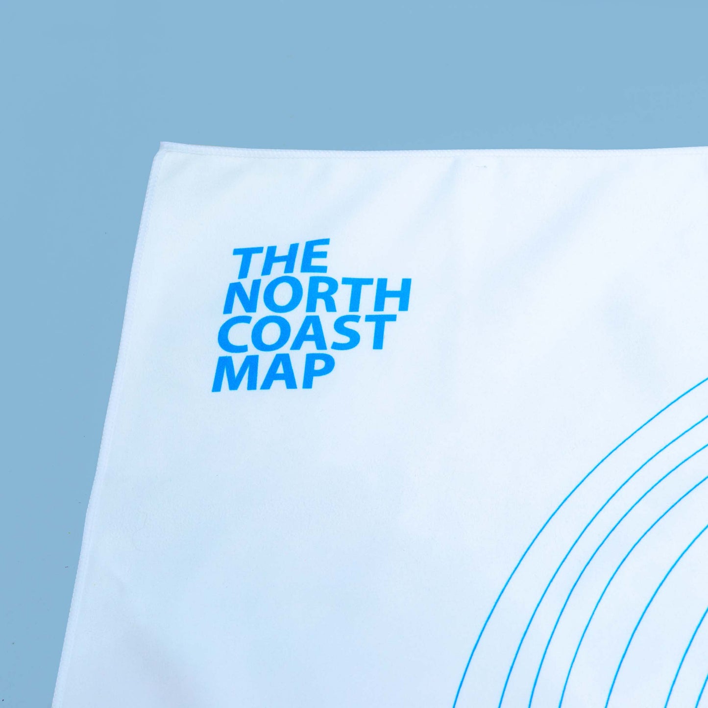 North Coast Map - Beach Towel