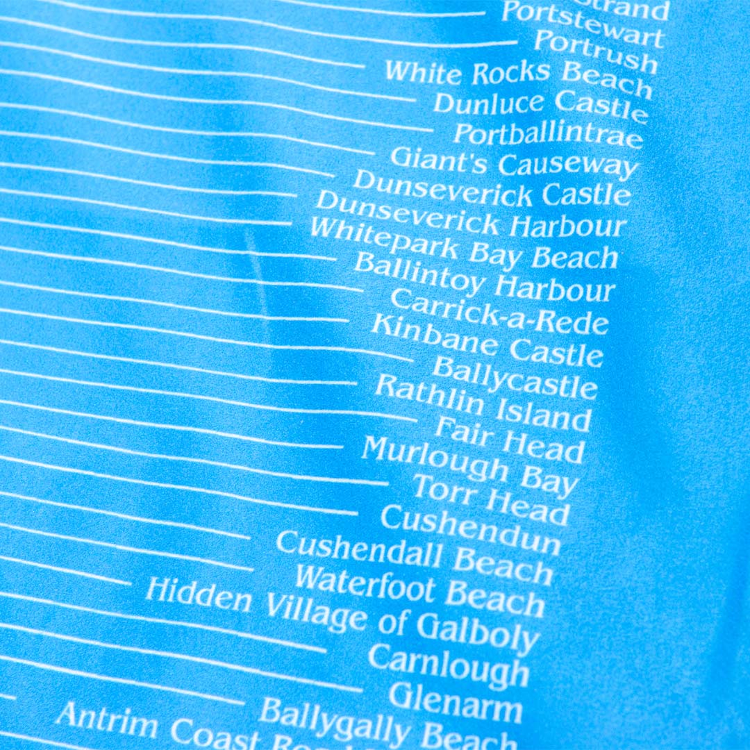 North Coast Map - Beach Towel