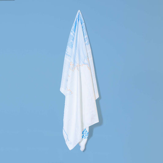 Wild Atlantic Map - Beach Towel