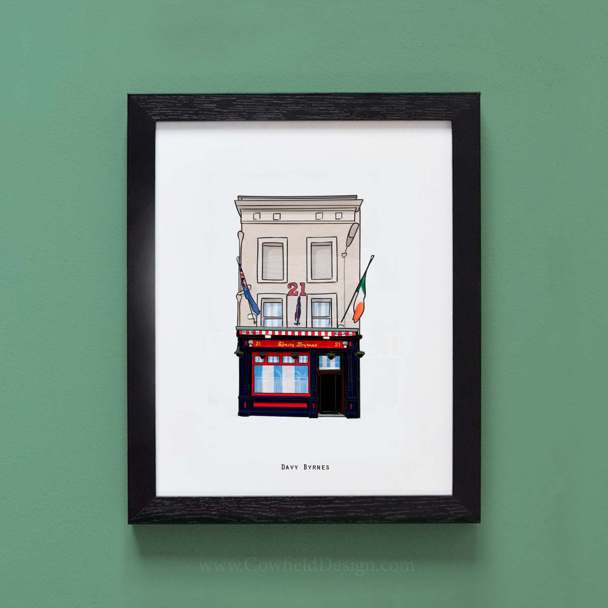 Davy Byrnes - Dublin Illustrated pubs of Dublin 2nd