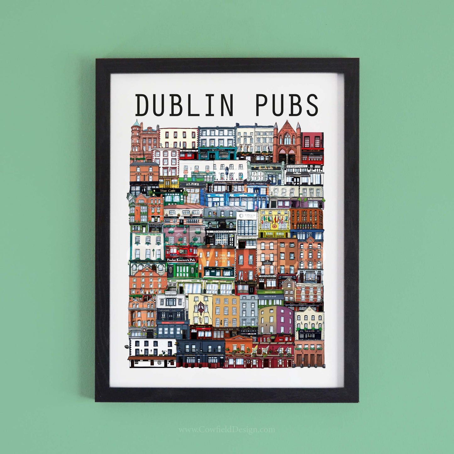300x400mm Dublin Pubs