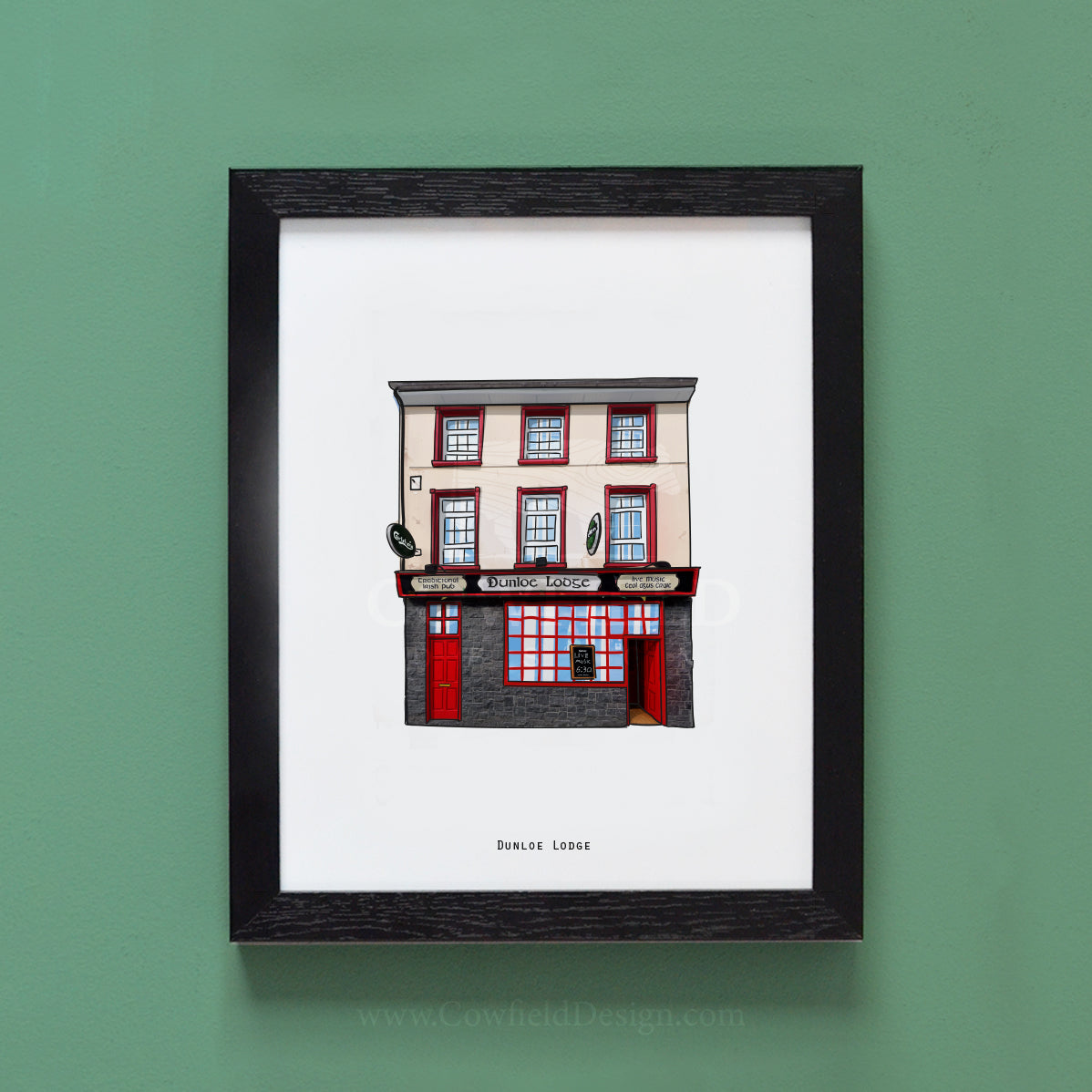 Dunloe Lodge Pup illustration