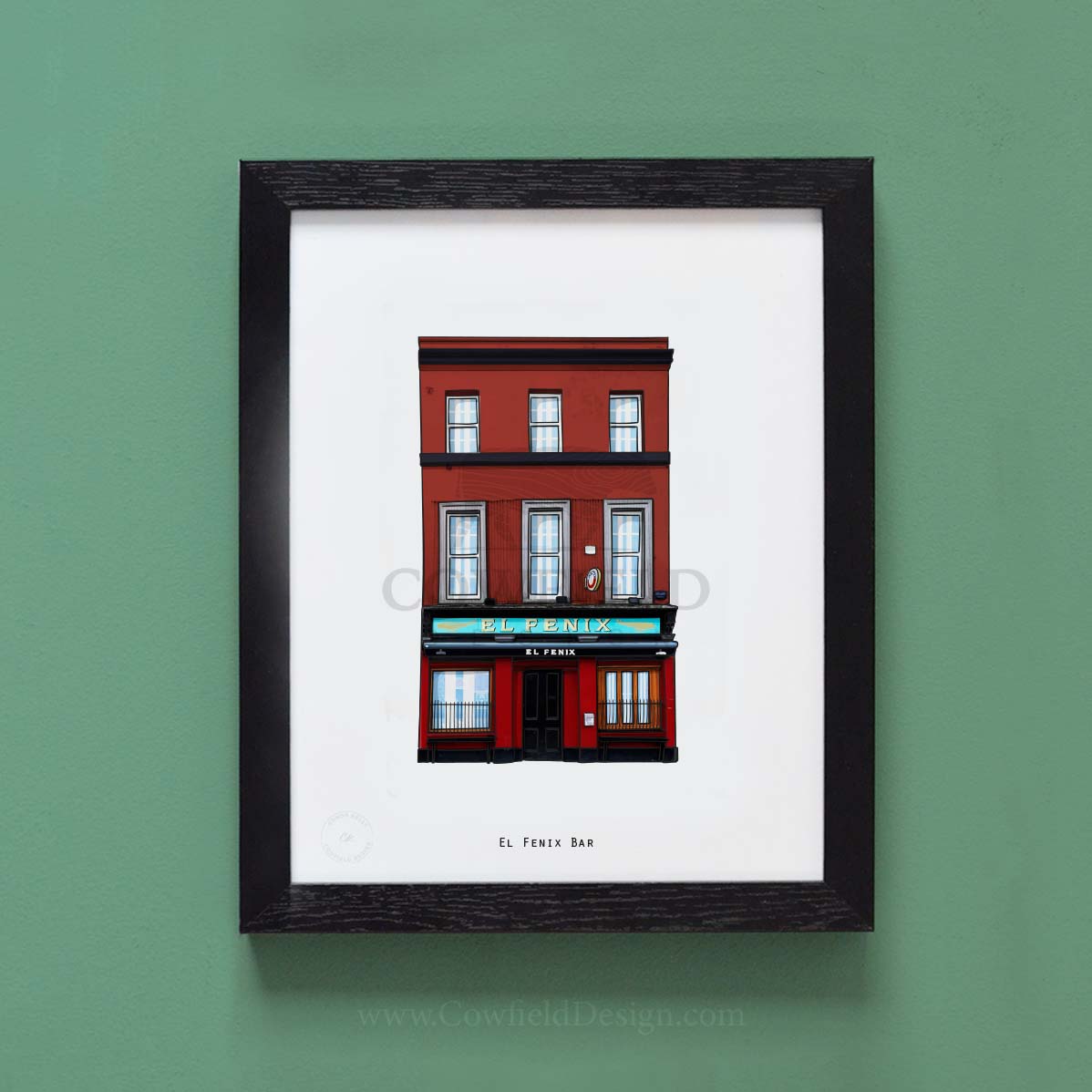 El Fenix Bar Illustrated Pubs of Cork