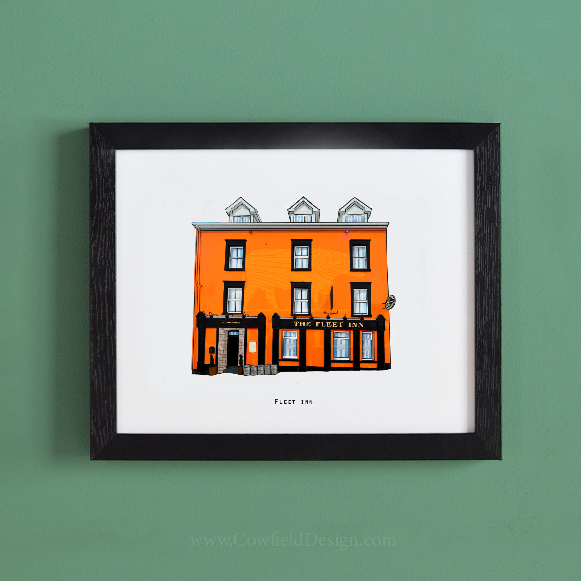 The Fleet Inn - Donegal Illustrated Pubs of Donegal