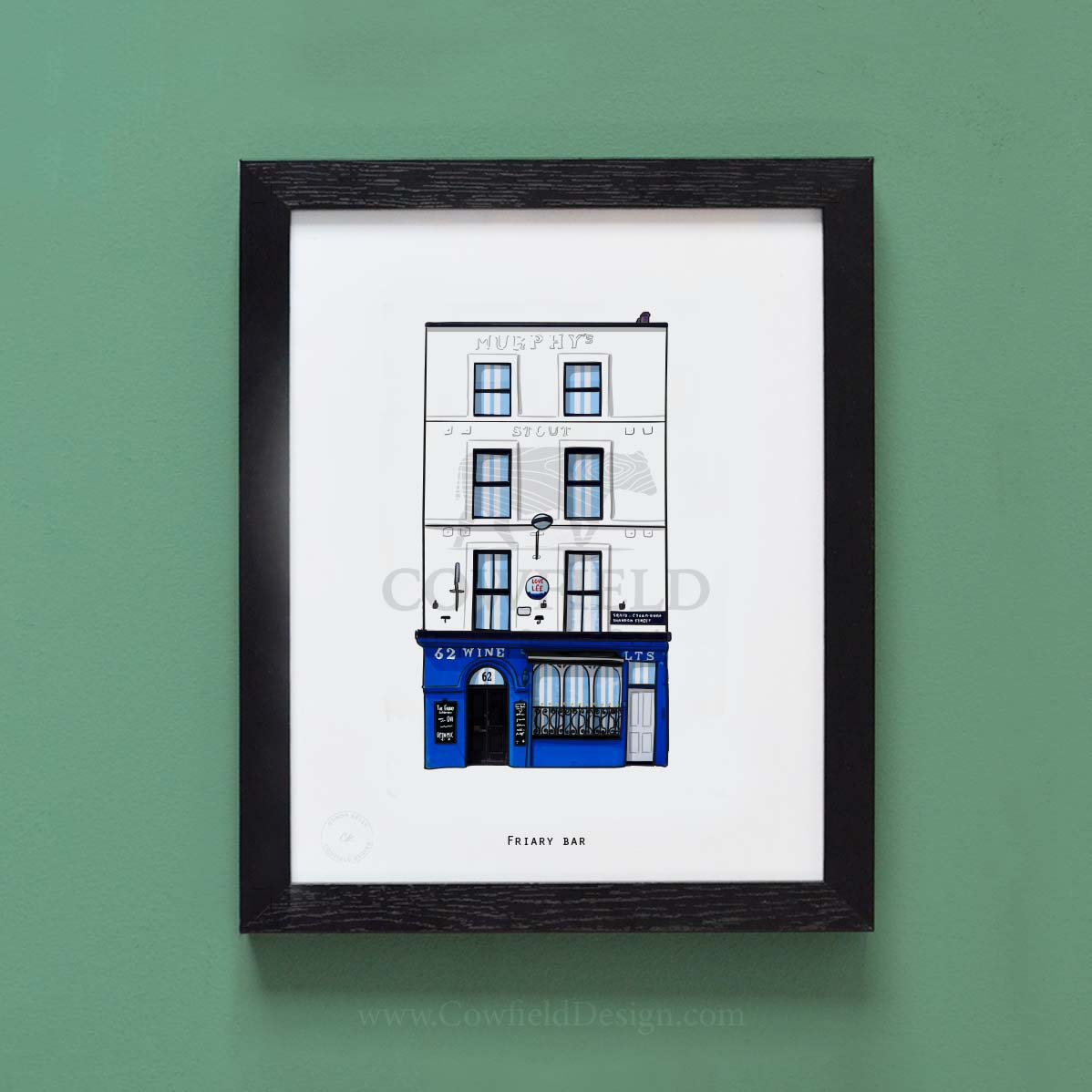 Friary Bar Illustrated Pubs of Cork