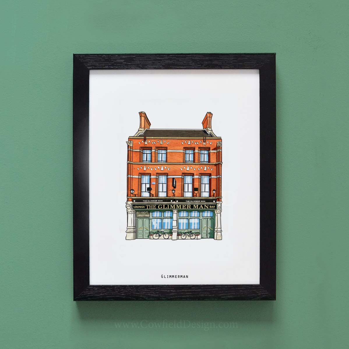 Glimmerman - Dublin Illustrated pubs of Dublin 2nd
