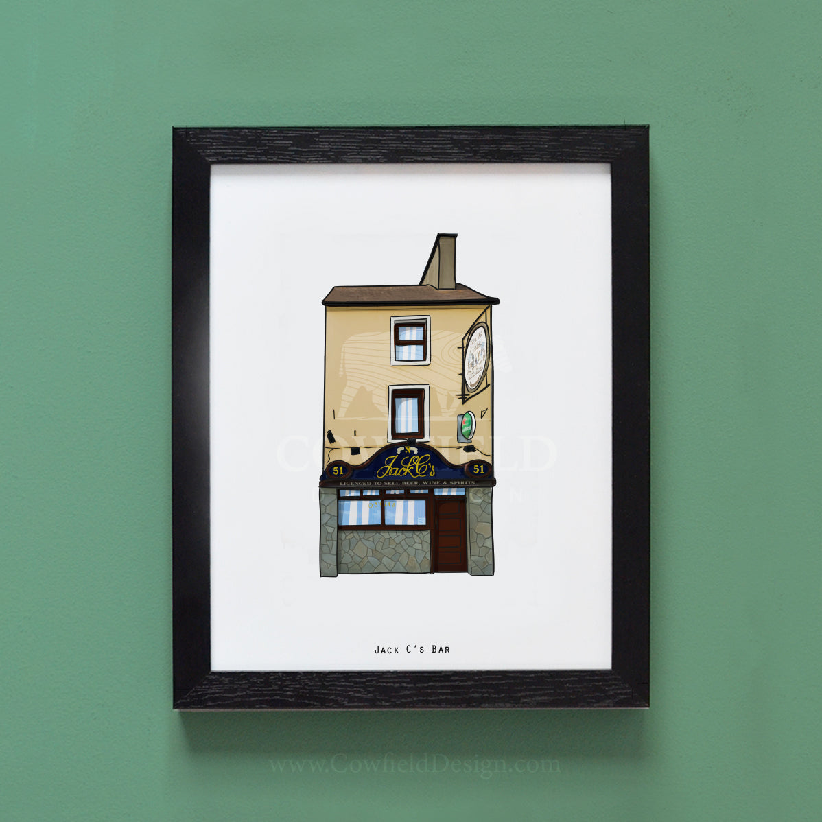 Jack C's Bar Illustrated Pubs of Kerry