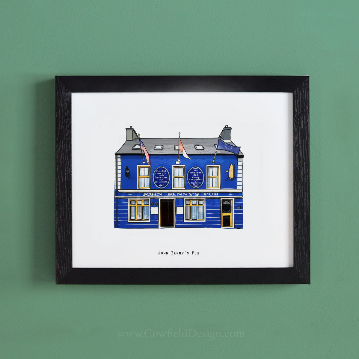John Benny's Pub Illustrated Pubs of Kerry