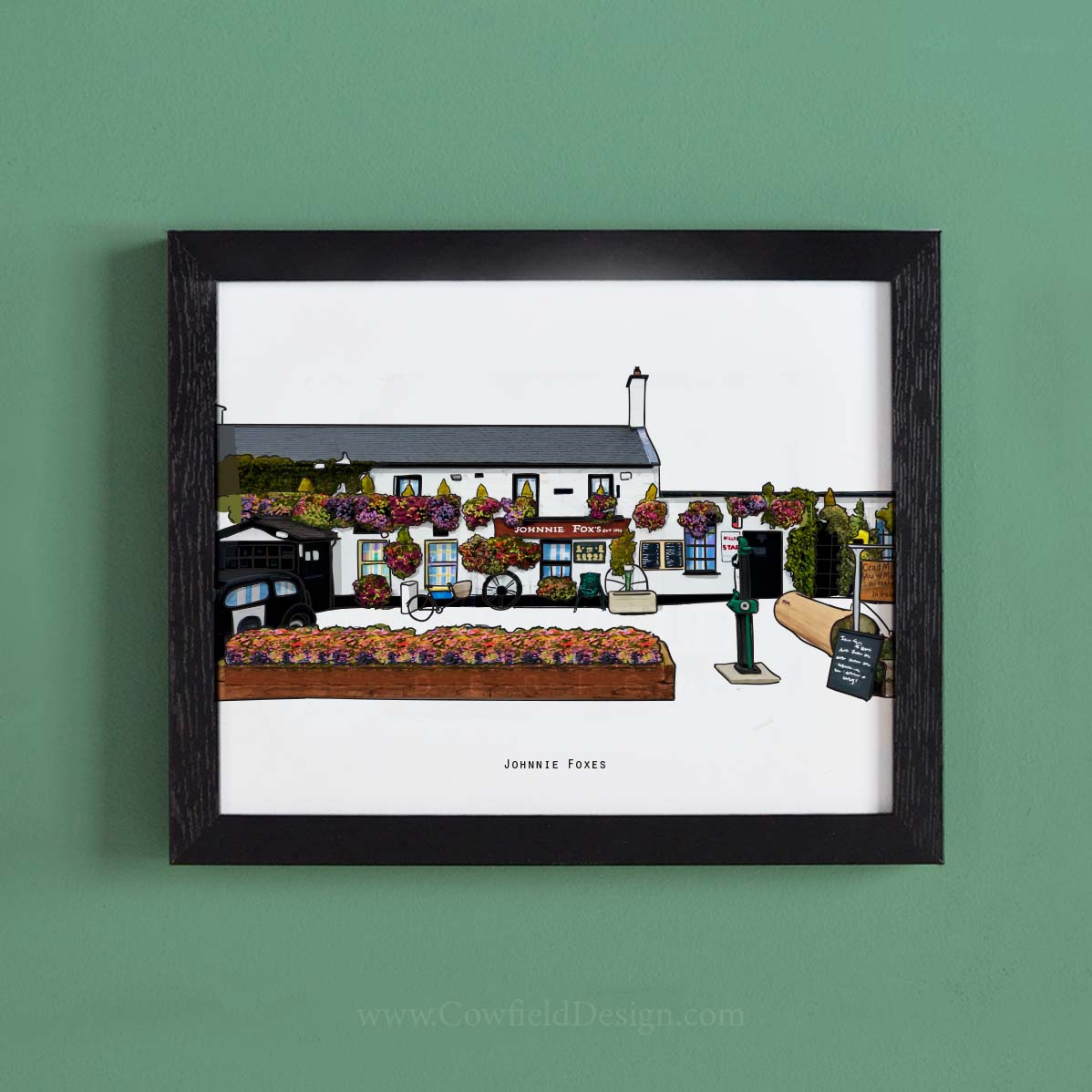 Johnnie Foxes - Dublin Illustrated pubs of Dublin 2nd