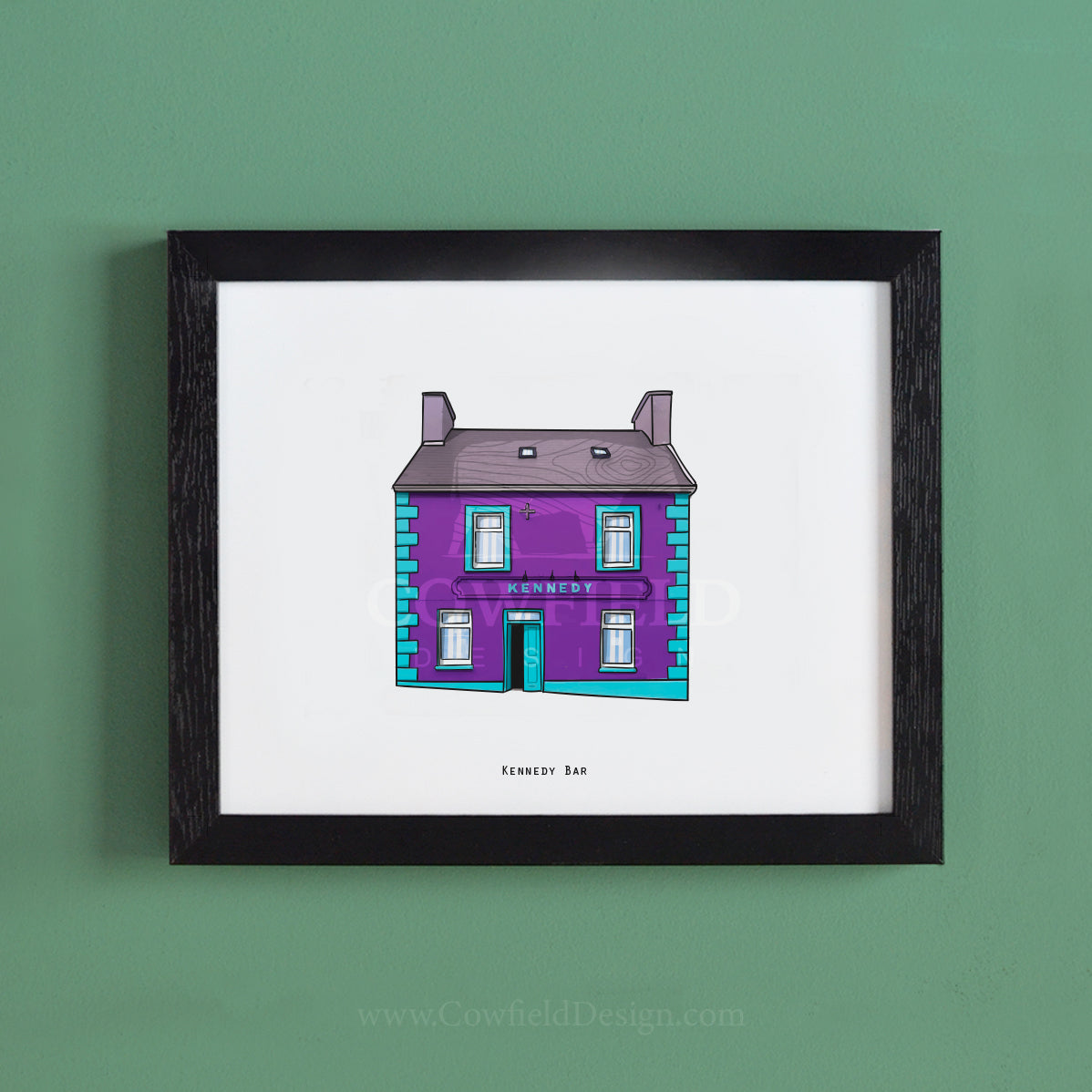 Kennedy Bar Illustrated Pubs of Kerry