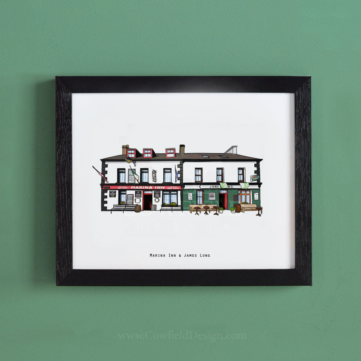 Marina Inn & James Long Illustrated Pubs of Kerry