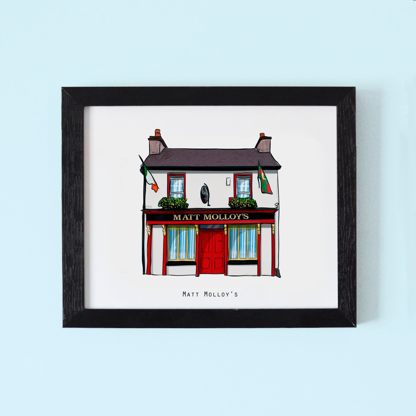 Matt Molloys Illustrated Pubs of Mayo