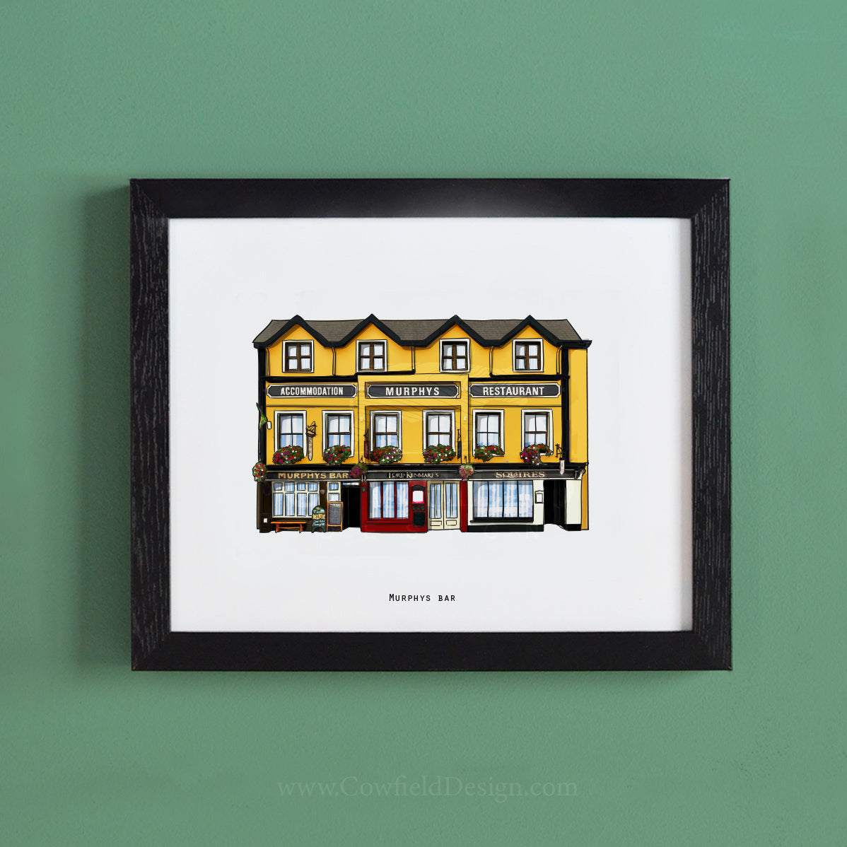 Murphys Bar Illustrated Pubs of Kerry