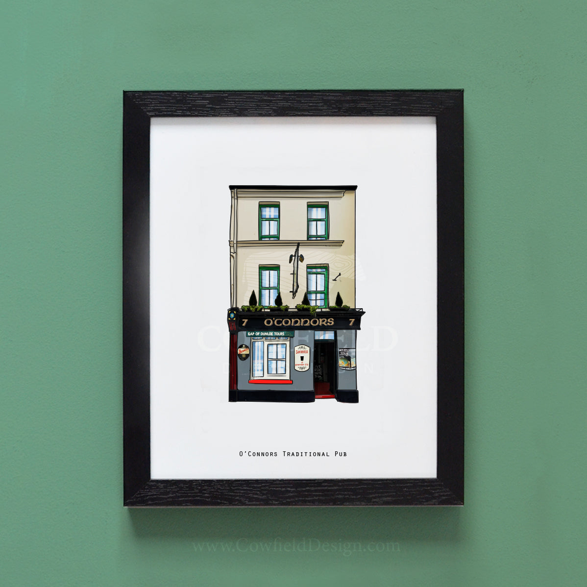 O'Connors Traditional Pub Illustrated Pubs of Kerry