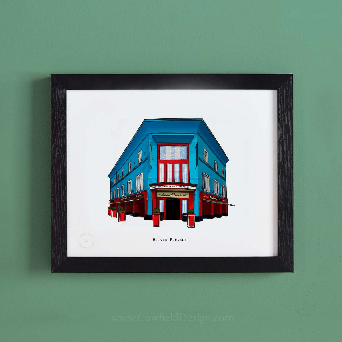 Oliver Plunkett Illustrated Pubs of Cork