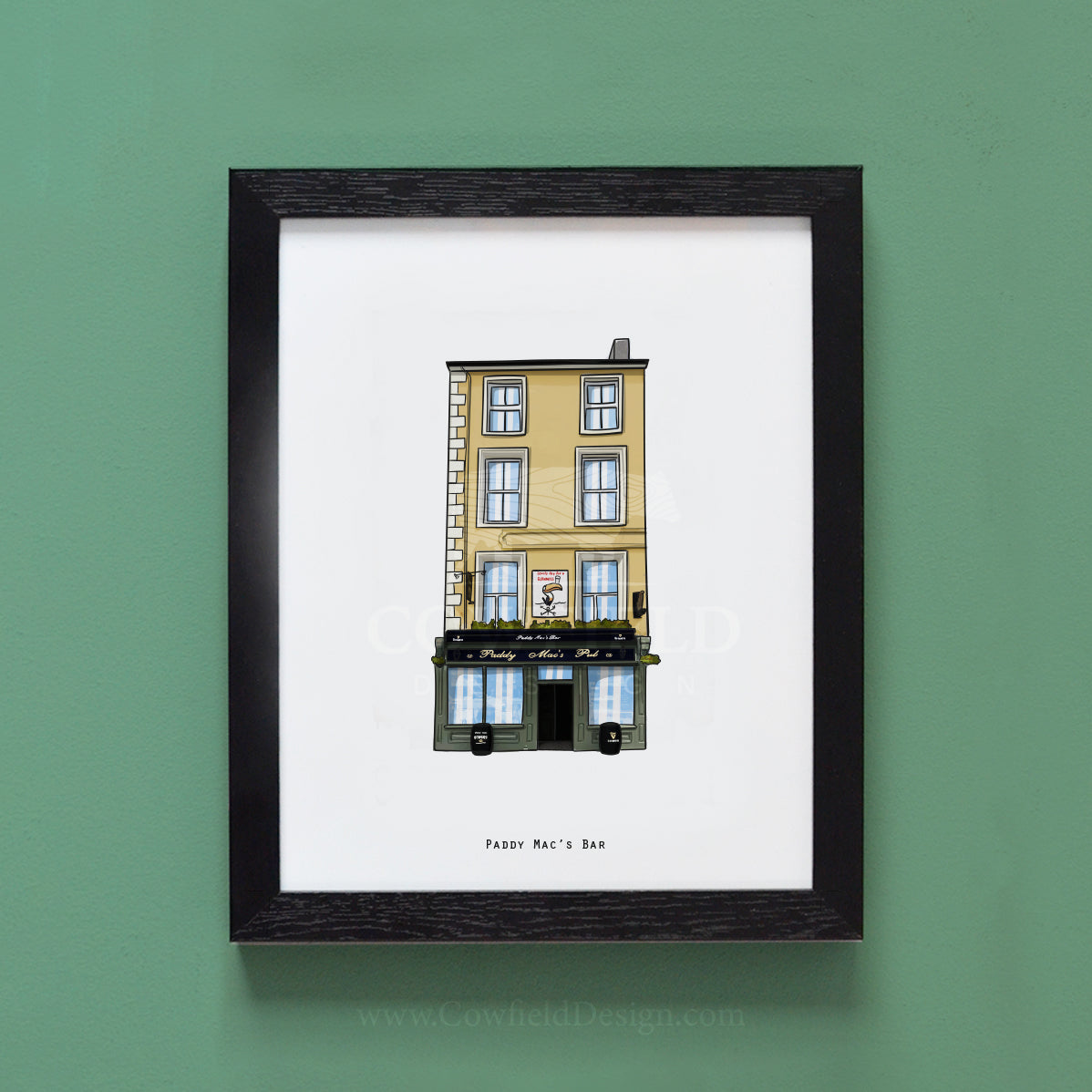 Paddy Mac's Bar Illustrated Pubs of Kerry
