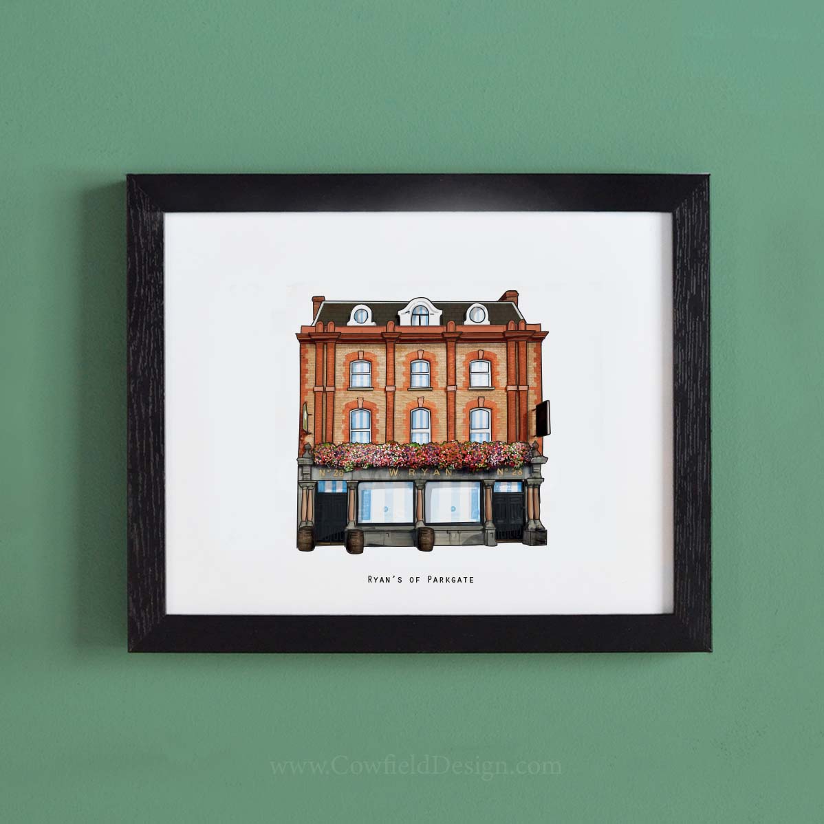 Ryan's of Parkgate Street - Dublin Illustrated pubs of Dublin 2nd