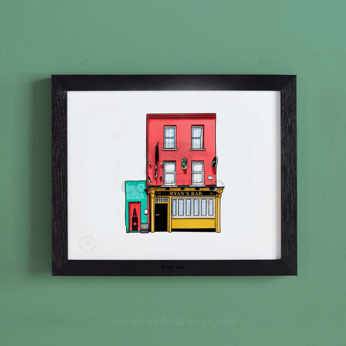 Ryans Bar Illustrated Pubs of Cork