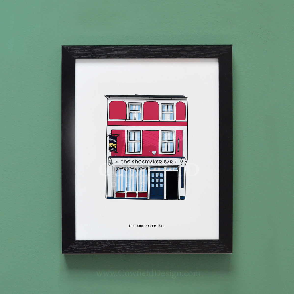 Shoemaker Bar Illustrated Pubs of Kerry