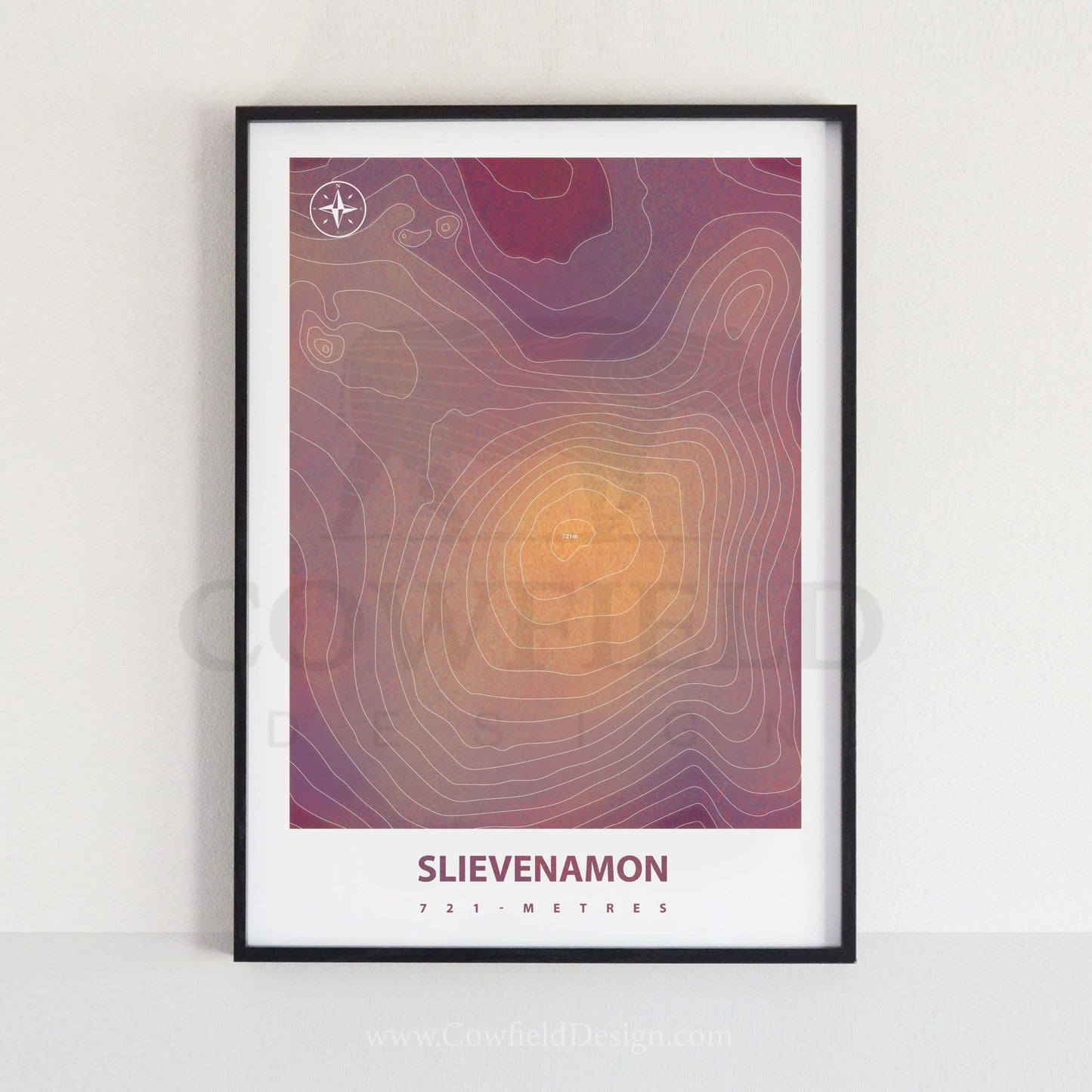 Custom Mountain Peak Illustration