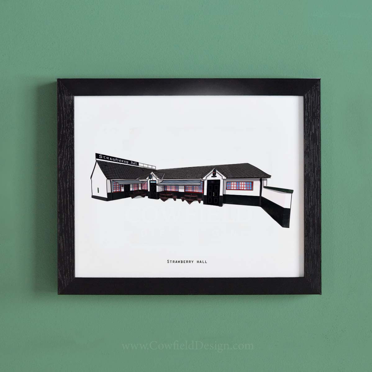 Strawberry Hall - Dublin Illustrated pubs of Dublin 2nd