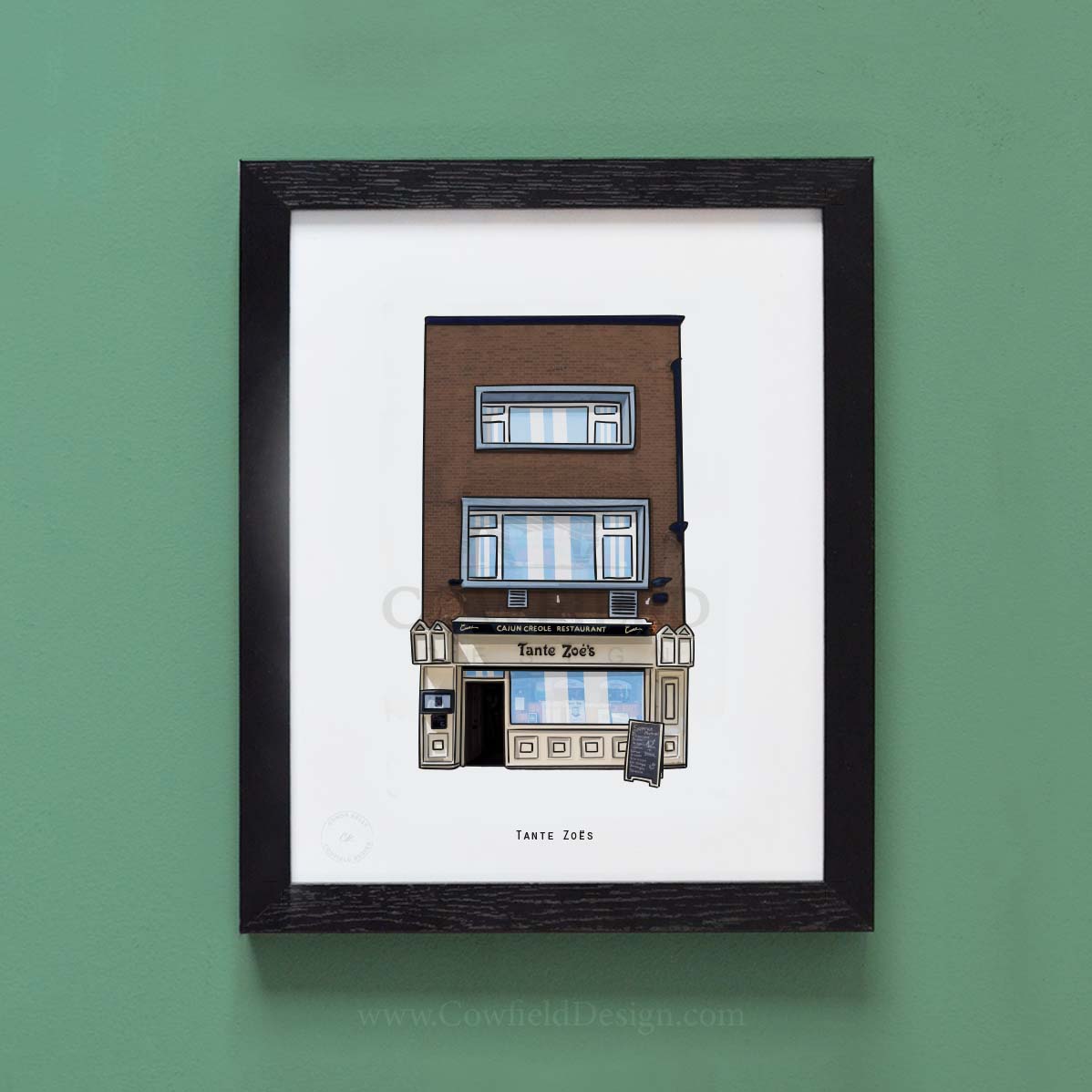 Custom Restaurant Illustration