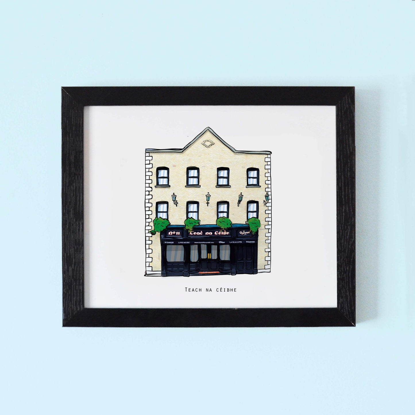 Teach na Céibhe Illustrated pubs of Dublin