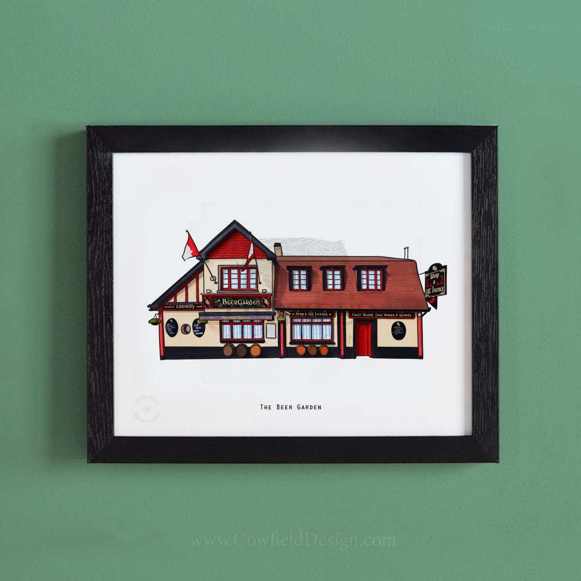The Beer Garden Illustrated Pubs of Cork