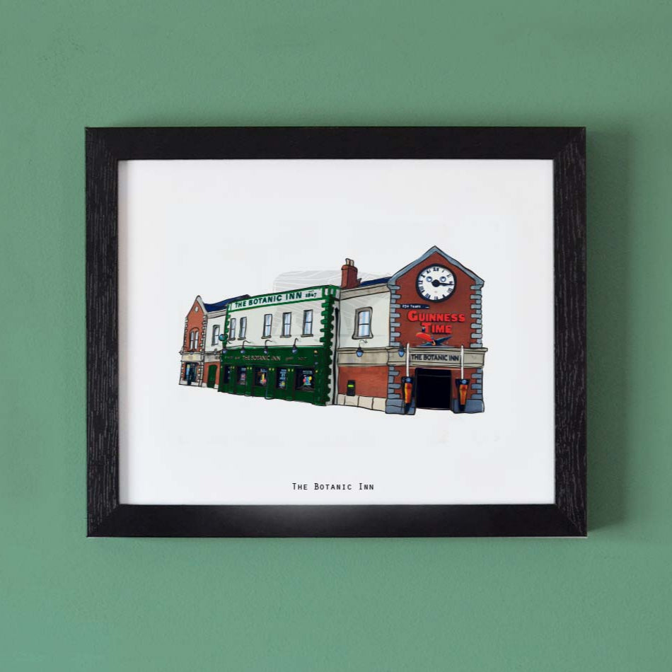 The Botanic Inn Illustrated Pubs of Belfast