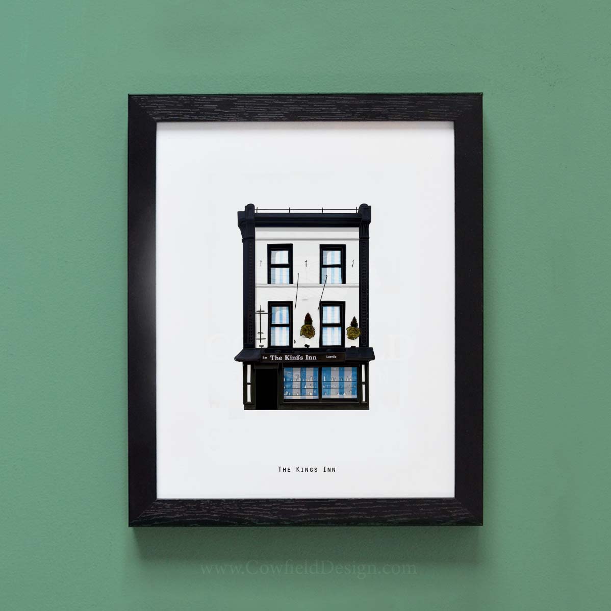 The Kings Inn - Dublin Illustrated pubs of Dublin 2nd