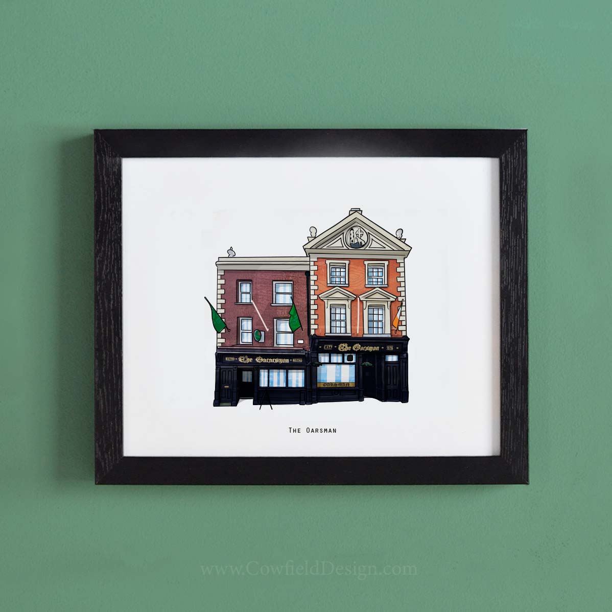 The Oarsman - Dublin Illustrated pubs of Dublin 2nd