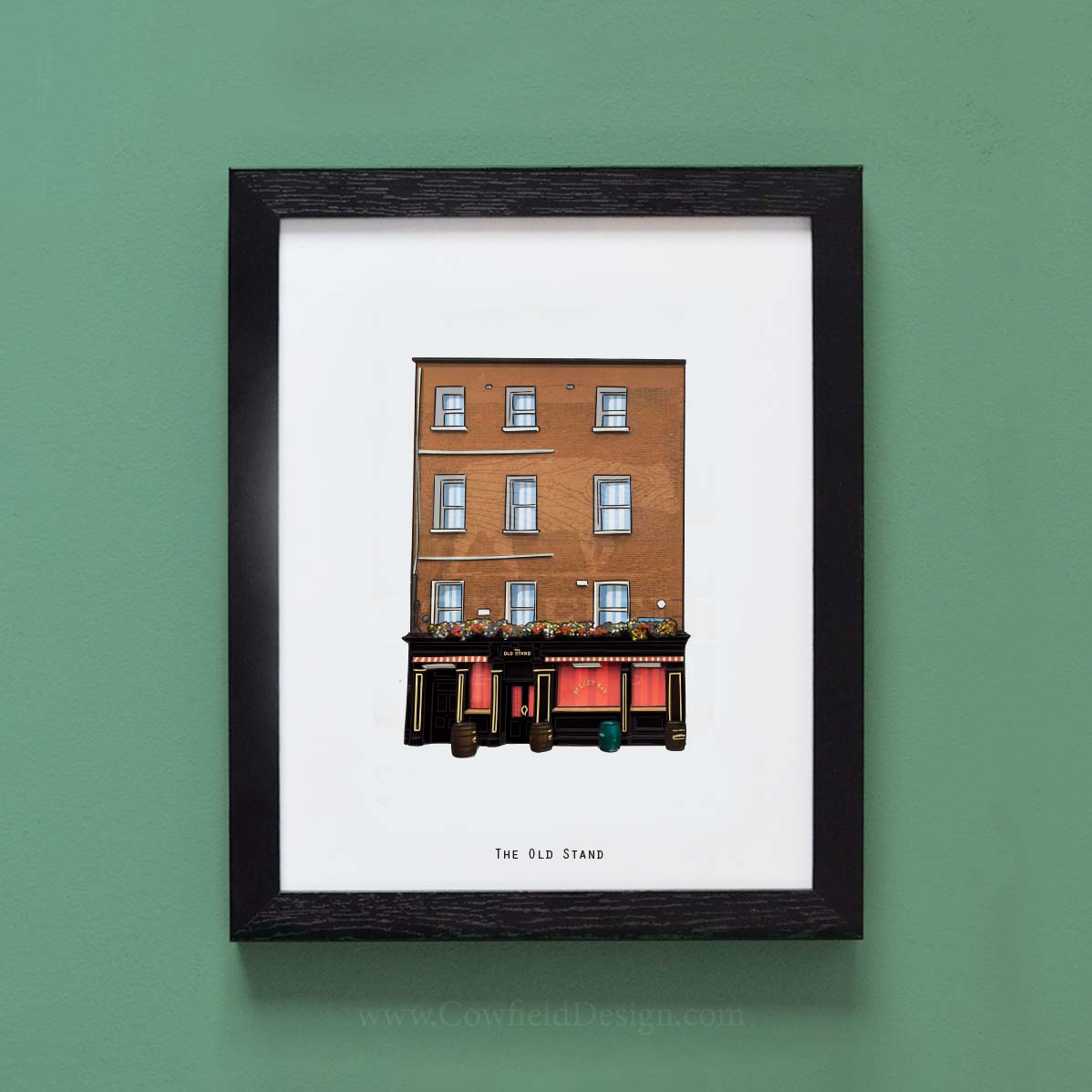 The Old Stand - Dublin Illustrated pubs of Dublin 2nd