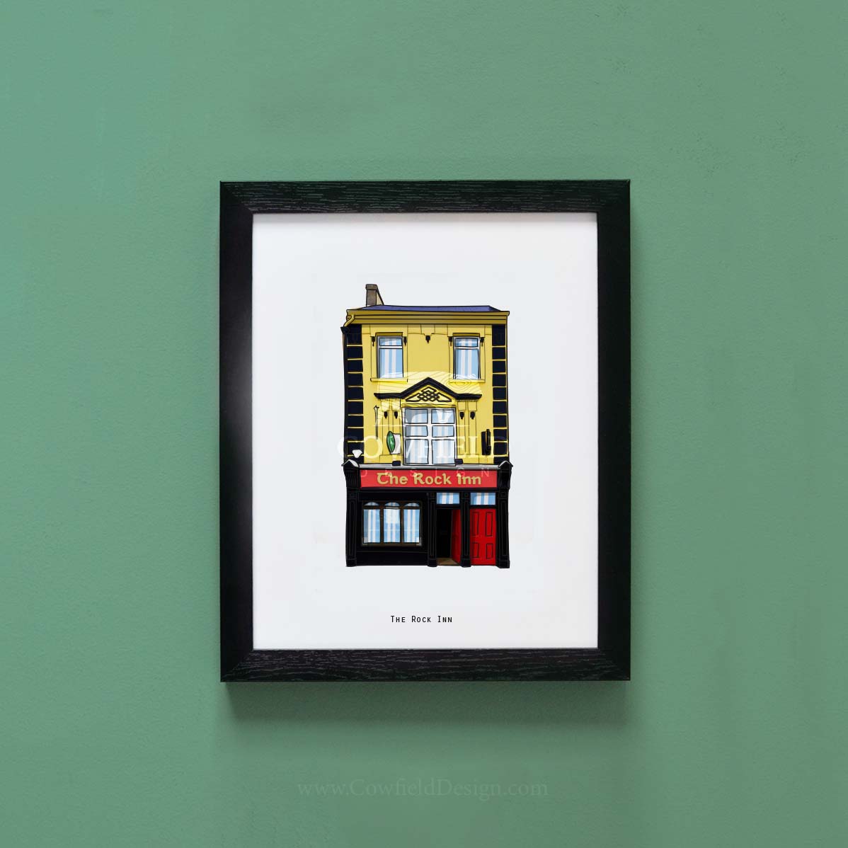 The Rock Inn Illustrated Pubs of Kerry