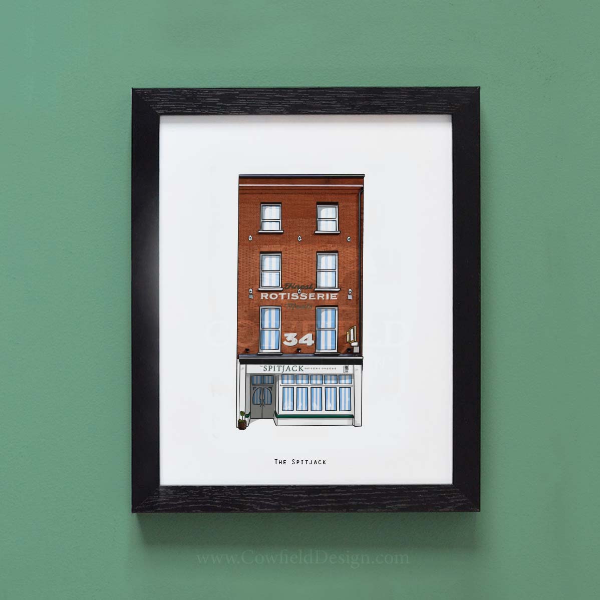 Custom Restaurant Illustration