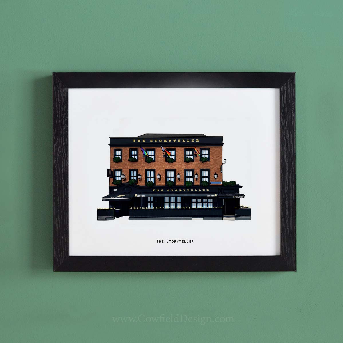 The Storyteller - Dublin Illustrated pubs of Dublin 2nd