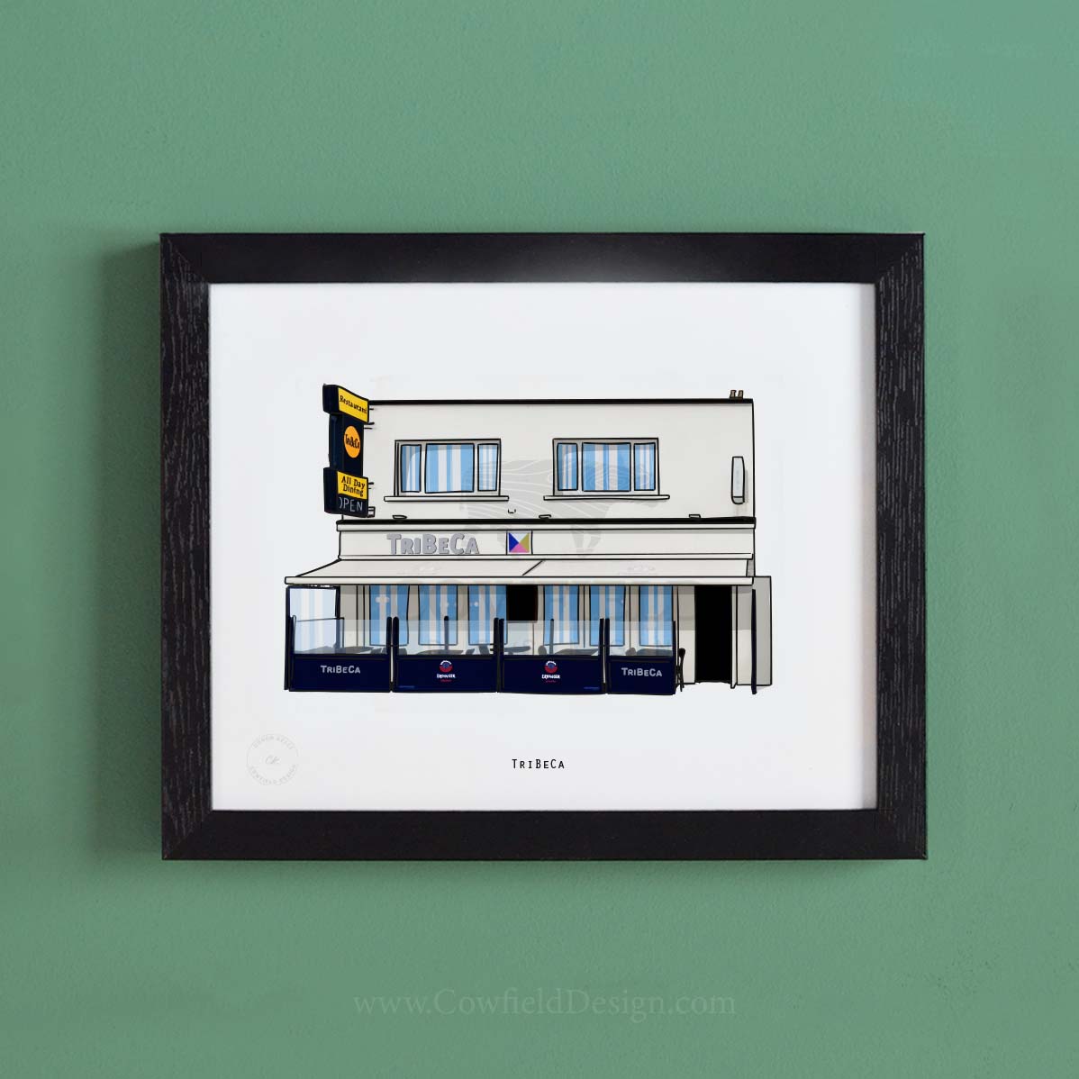 Custom Restaurant Illustration
