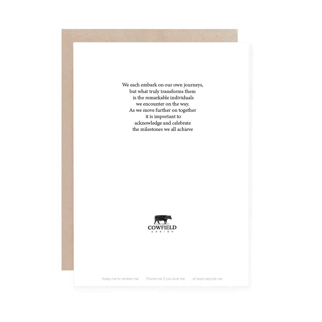 Straight & Narrow - Greeting Card